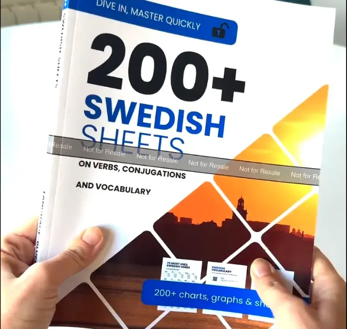 Printed & bound version of the 200+ Swedish sheets